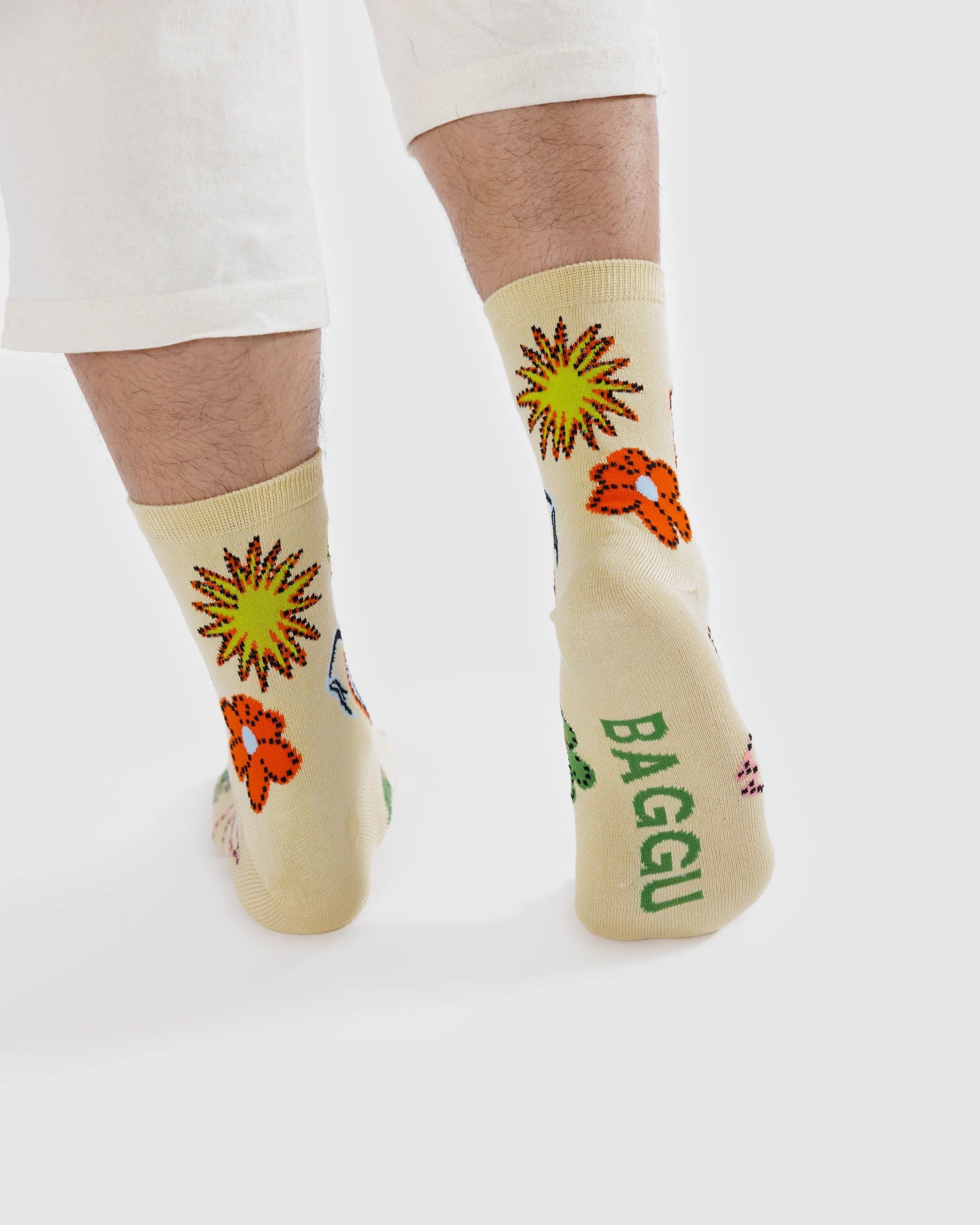 Baggu - Crew Sock | Birds