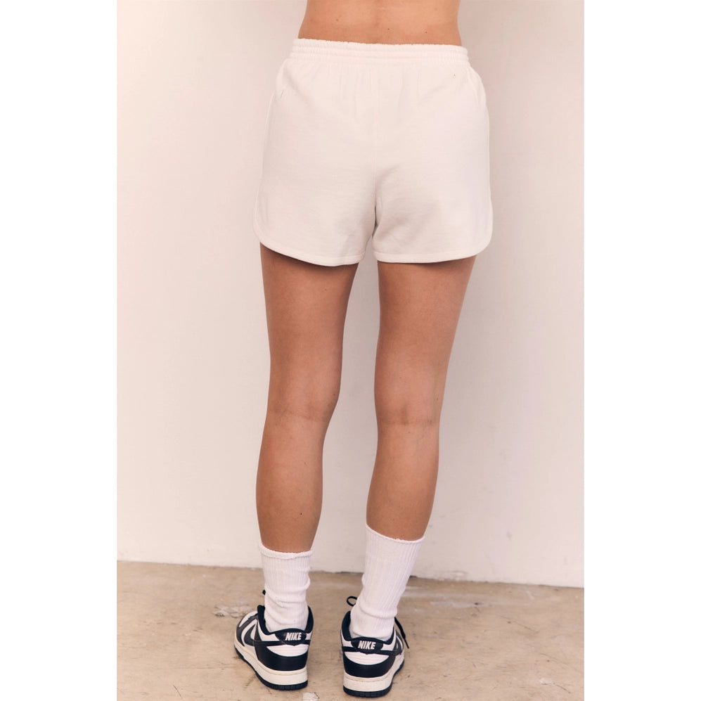 Blank Lab - Fleece Dolphin Shorts | Off White