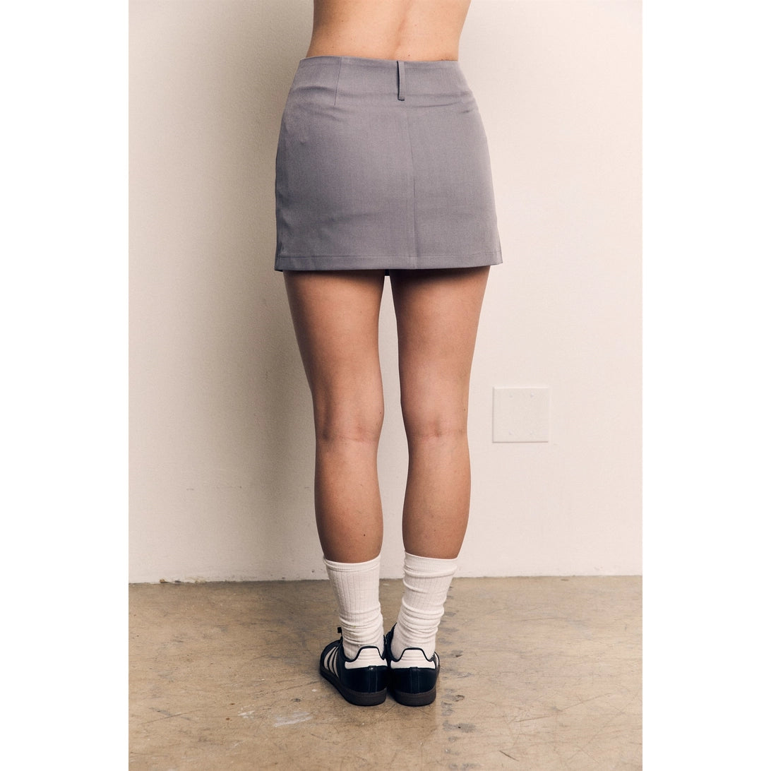 The Blank Lab - Basic Twill Skort | Grey