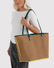 Baggu - Large Nylon Reversible Tote | Deep Sea Mix