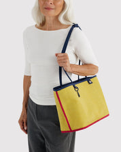 Baggu - Medium Nylon Reversible Tote | Navy Mix
