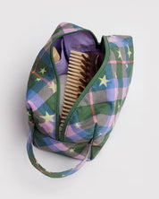 Baggu - Dopp Kit | Green Star Plaid