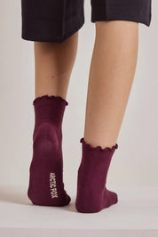 Arctic Fox & Co. - Ruffle Sock | Cherry