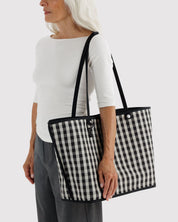 Baggu - Large Nylon Reversible Tote | Black Mix