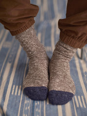 Mollusk - Marled Utility Sock | Walnut