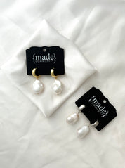 Made Community - Baroque Pearl Girlie Earrings