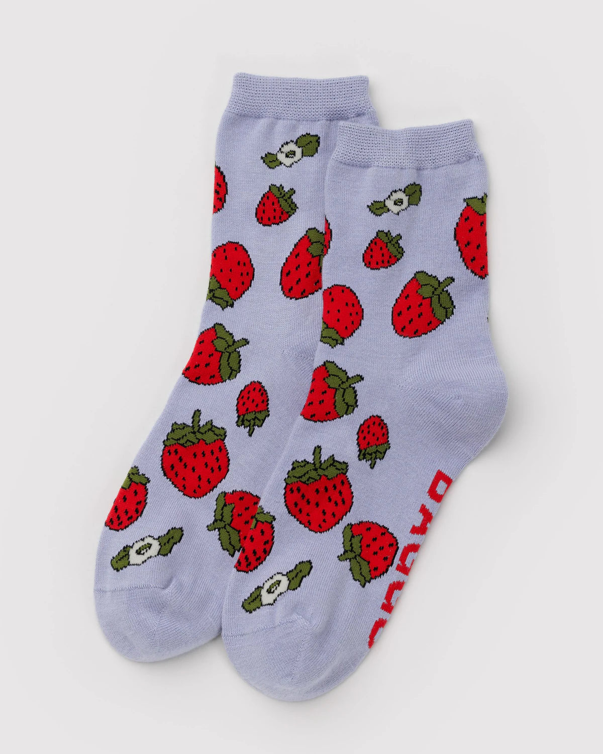 Baggu - Crew Sock | Strawberry Blossom