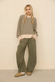 Dottie Dottié Garage - Mock Neck Sweater | Beige