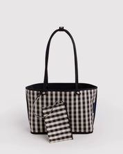 Baggu - Medium Nylon Reversible Tote | Black Mix