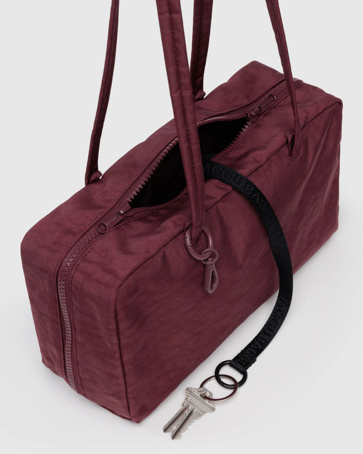 Baggu - Nylon Bowler Bag | Mahogany
