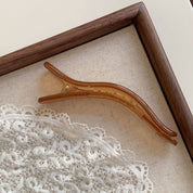 Jelly Acrylic Curved Duckbill Hair Clip | Multiple Colors