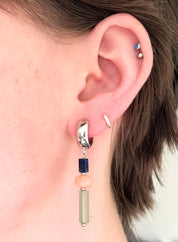 Made Community - Gemmy Stick Drop Hoop Earring