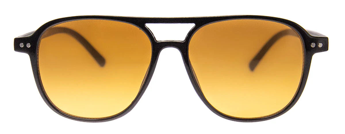 AJ Morgan - Jokey Sunnies | Black & Amber