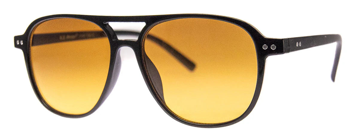 AJ Morgan - Jokey Sunnies | Black & Amber