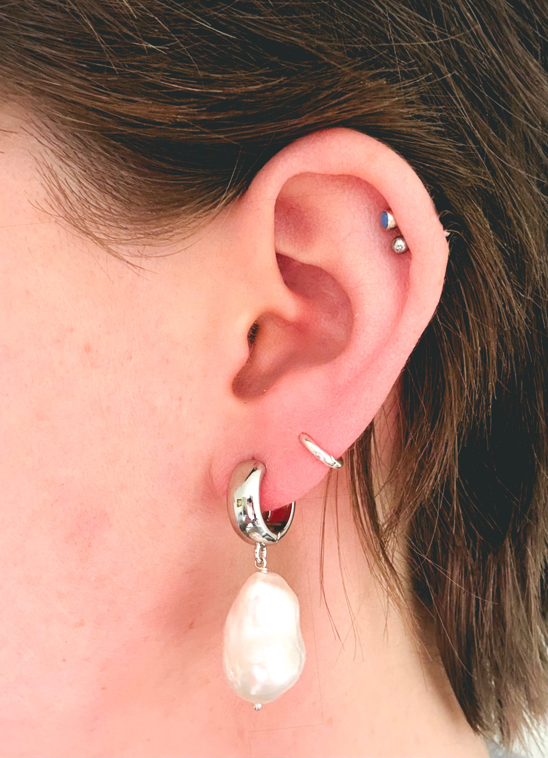 Made Community - Baroque Pearl Girlie Earrings