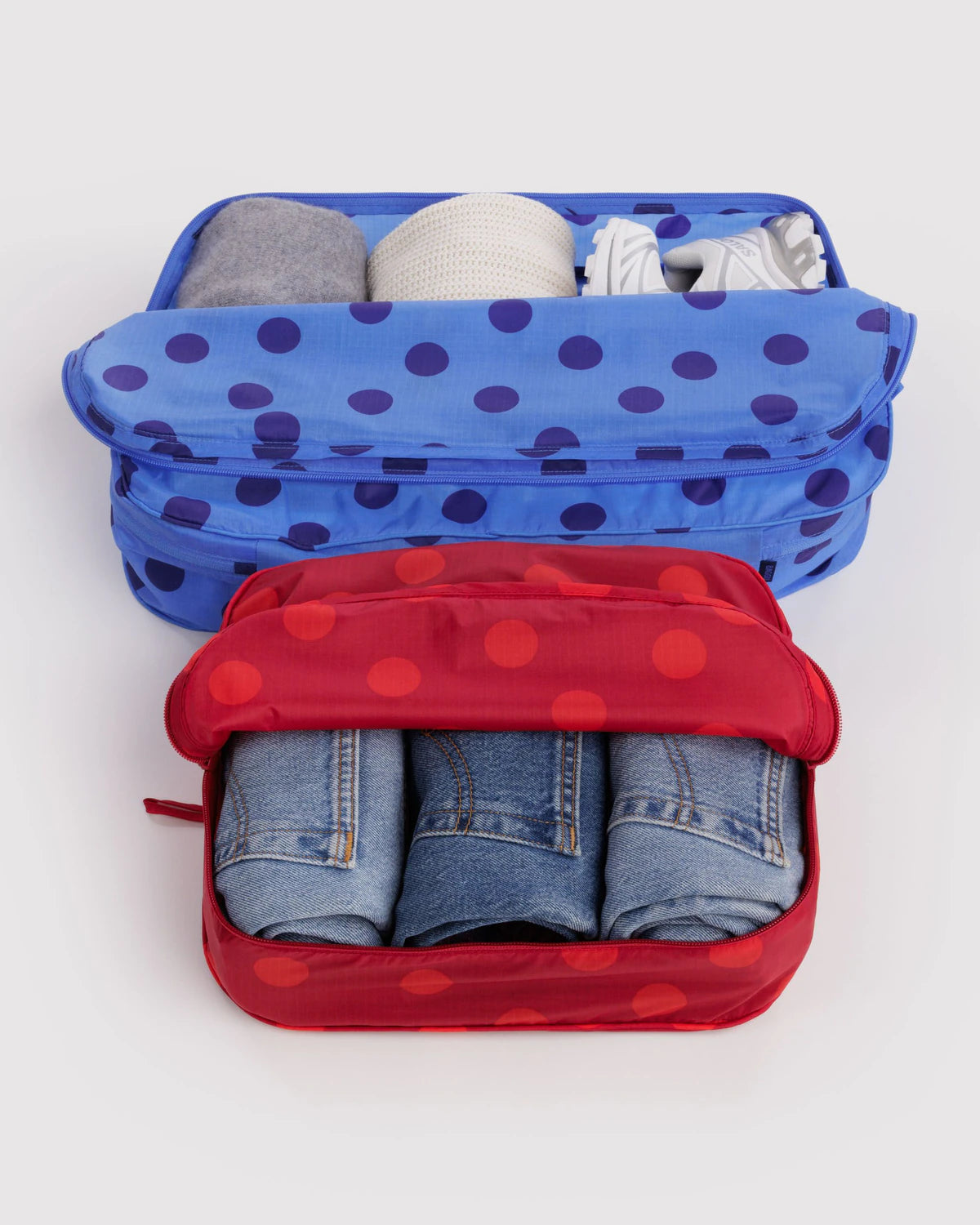 Baggu - Large Packing Cube Set | Polka Dot Mix