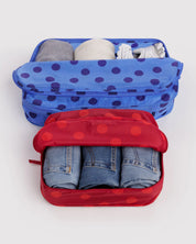 Baggu - Large Packing Cube Set | Polka Dot Mix