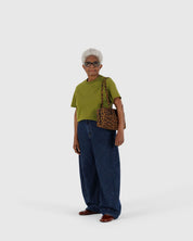 Baggu - Nylon Bowler Bag | Leopard