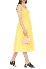 Staud Ida Dress in Yellow (L)