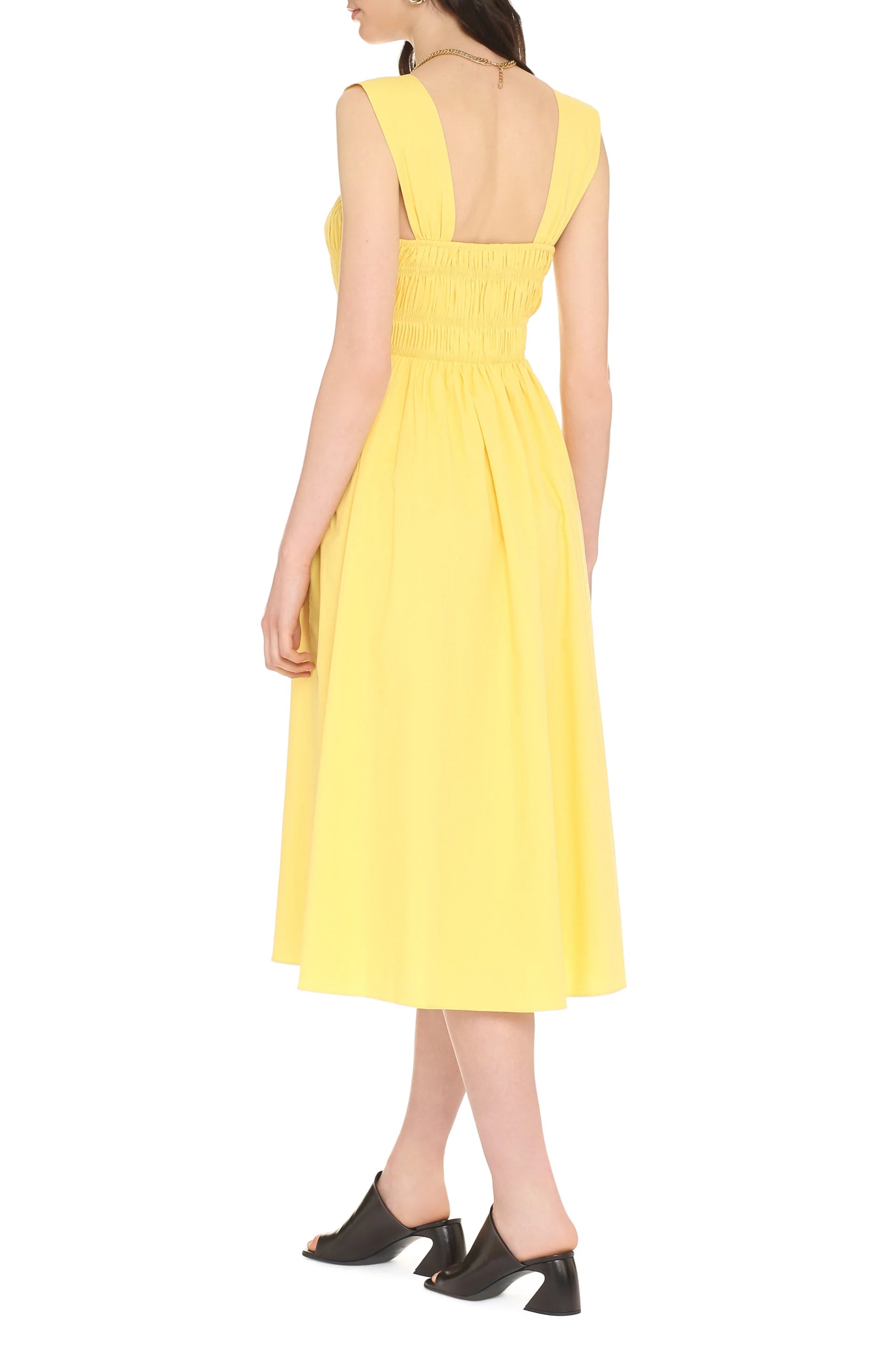 Staud Ida Dress in Yellow (L)