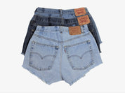 Sun's Out - Upcycled Vintage Denim Shorts