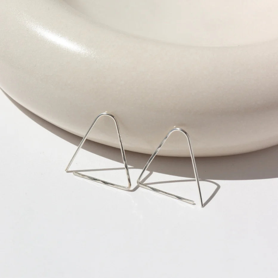 Token Jewelry - Sunday Earrings | Sterling Silver