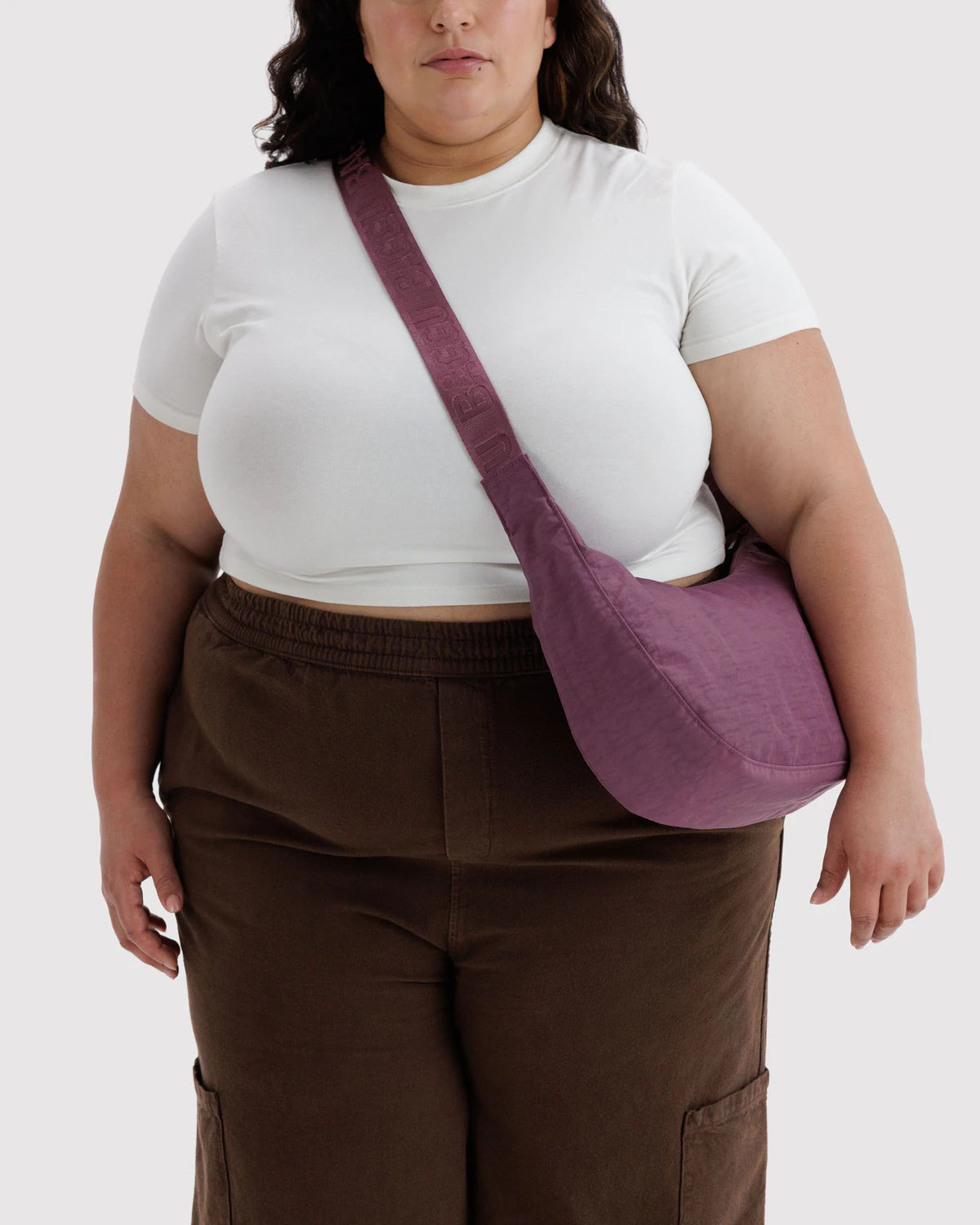 Baggu - Medium Nylon Crescent Bag | Wild Plum