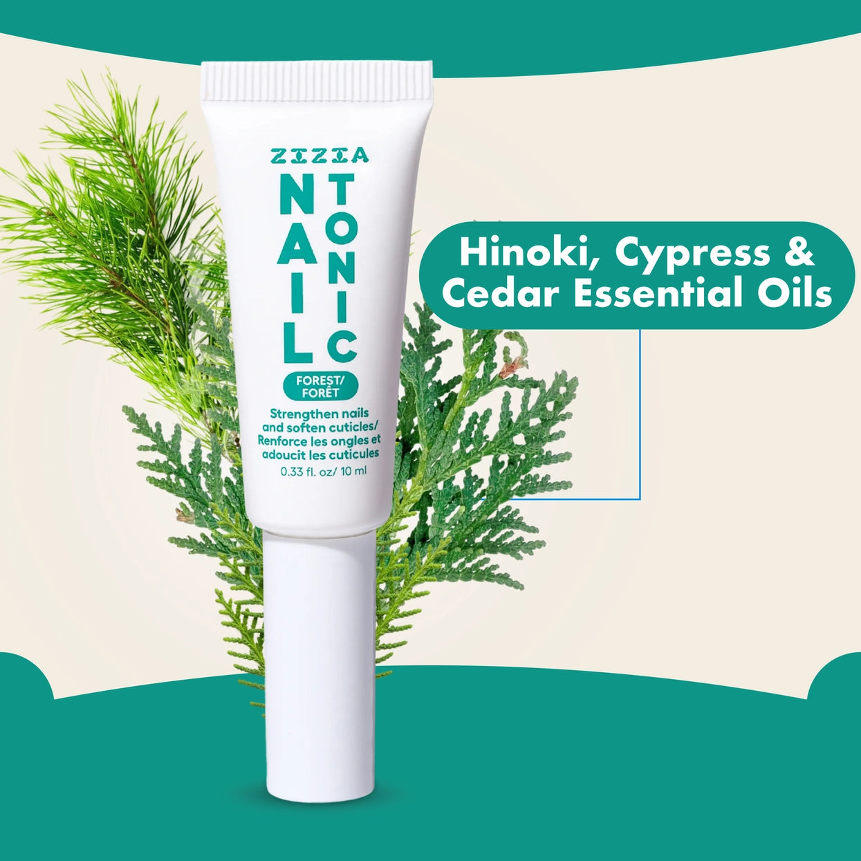 Zizia Botanicals - Forest Nail & Cuticle Oil | Hinoki, Cypress