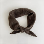 Billy Bamboo - Fuzzy Wool Cravat Scarf | Chocolate