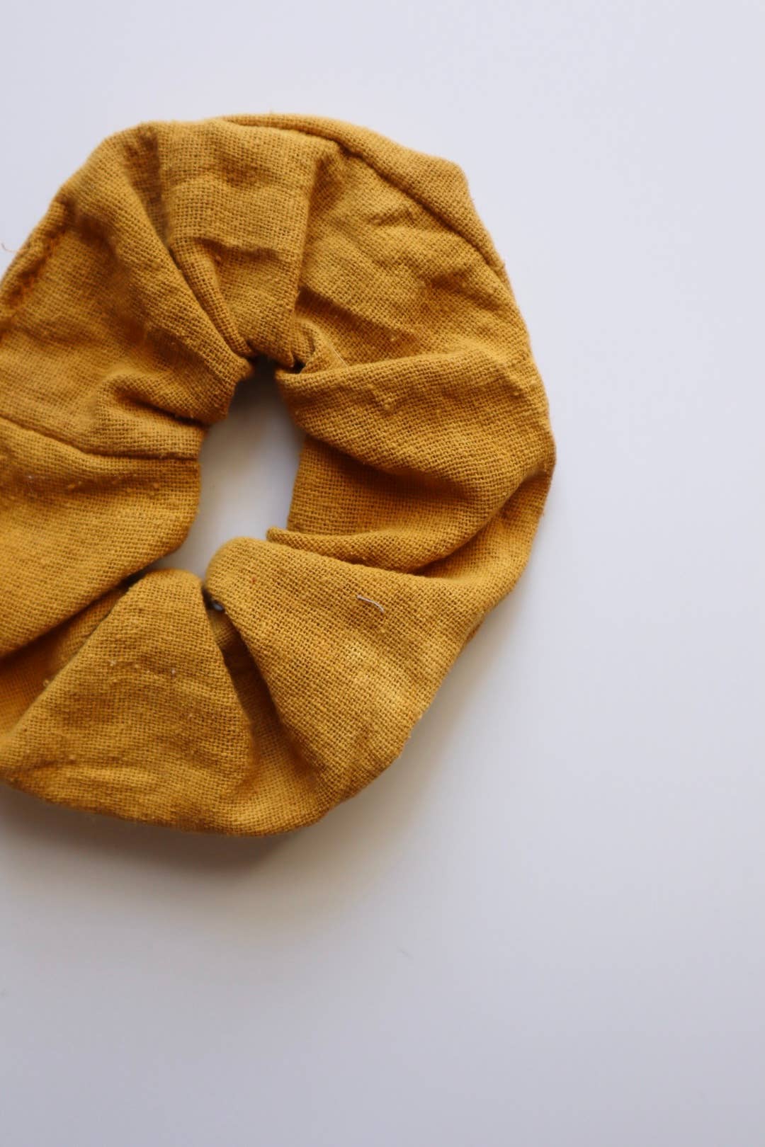 Eco Raw Studio - Raw Silk Naturally Dyed Hair Scrunchies: Terra Cotta