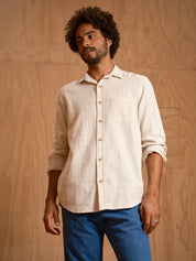 Mollusk - One Pocket Shirt | Natural Flannel