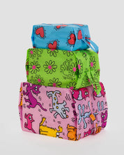 Baggu - 3D Zip Set | Keith Haring