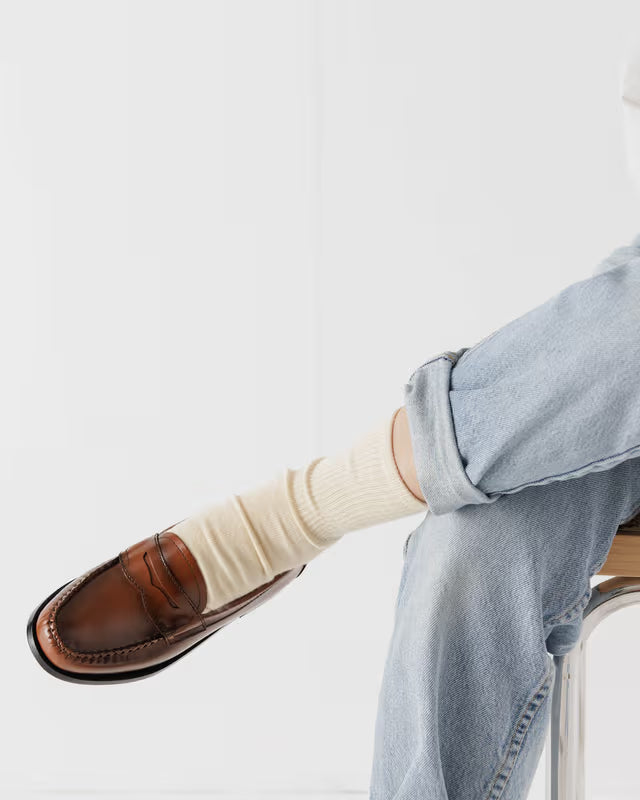 Baggu - Ribbed Sock | Ecru
