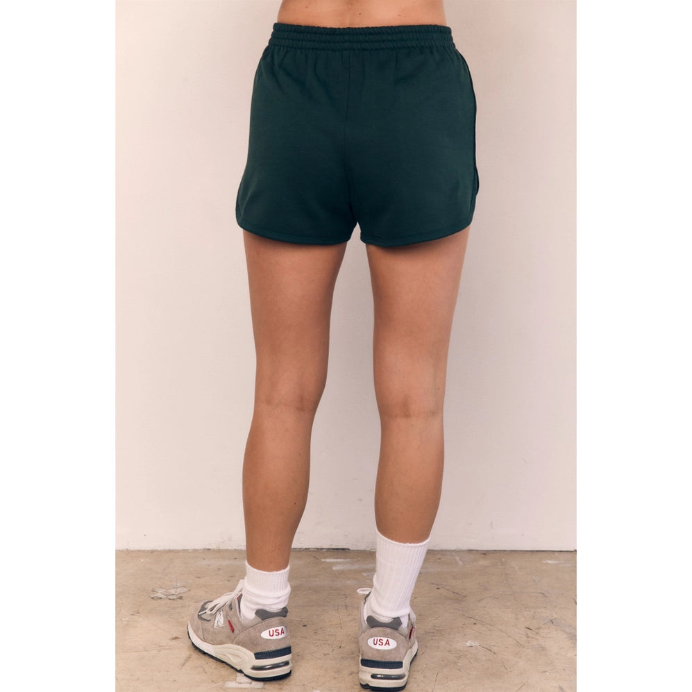 Blank Lab - Fleece Dolphin Shorts | Deep Green