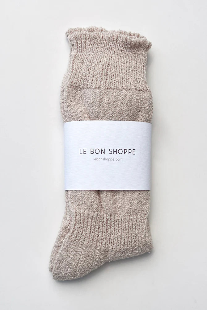 Le Bon Shoppe - Airy Puffin Socks | Whole Wheat
