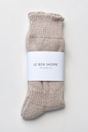 Le Bon Shoppe - Airy Puffin Socks | Whole Wheat