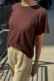 Le Bon Shoppe - Airy Darling Tee | Dark Cacao