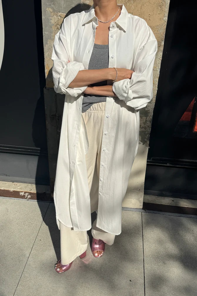 Le Bon Shoppe - Artist Long Shirt  | White