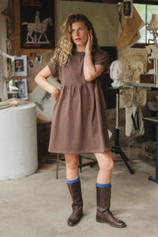 Conscious Clothing - Porch Dress | Umber
