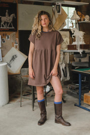 Conscious Clothing - Porch Dress | Umber