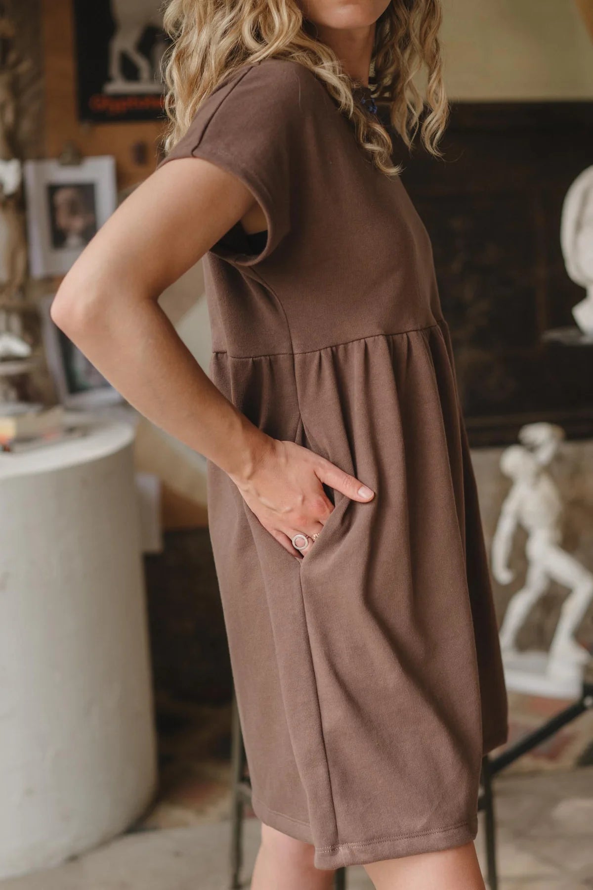 Conscious Clothing - Porch Dress | Umber