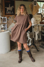 Conscious Clothing - Porch Dress | Umber