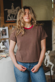 Conscious Clothing - Kronos Tee | Umber/Madder
