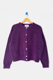 Le Bon Shoppe - Ayla Mohair Cardigan | Purple