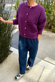 Le Bon Shoppe - Ayla Mohair Cardigan | Purple