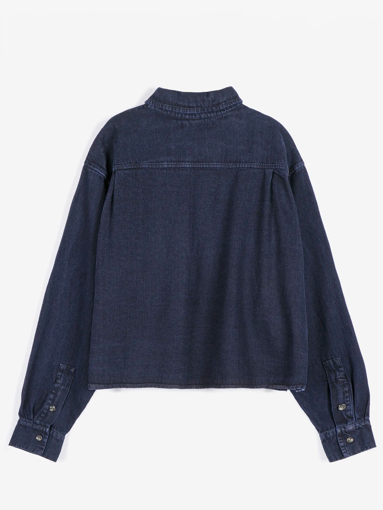 BOBO CHOSES - Big Corduroy Pockets Light Denim Shirt