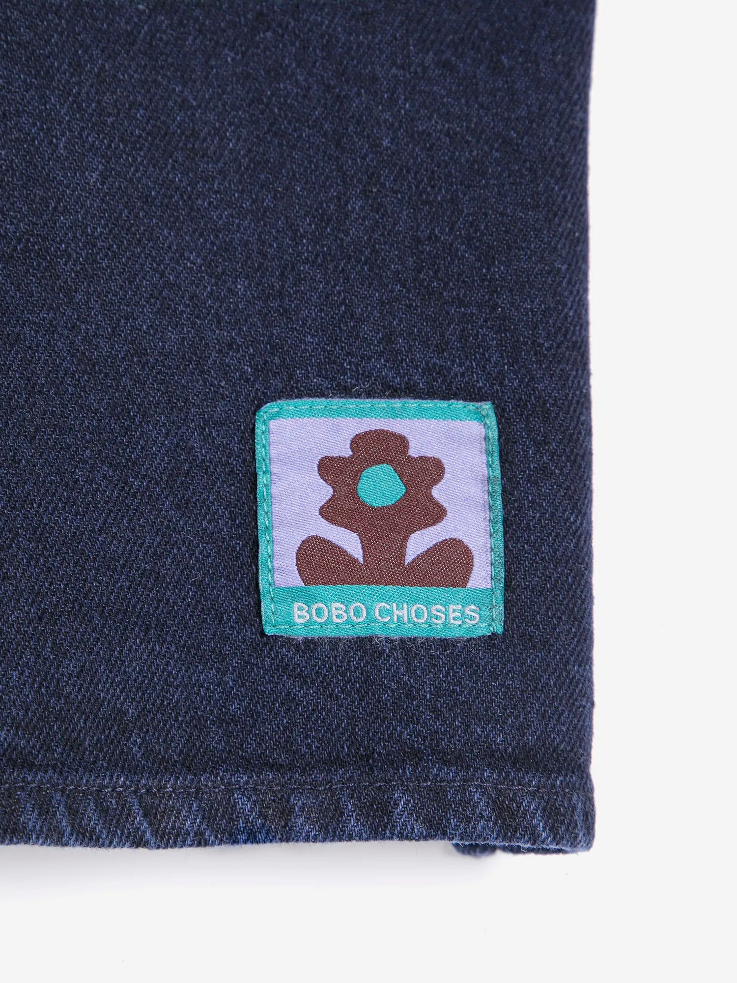BOBO CHOSES - Big Corduroy Pockets Light Denim Shirt