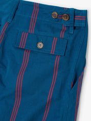 BOBO CHOSES - Triple Stripes All Over Cotton Barrel Pants
