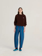 BOBO CHOSES - Triple Stripes All Over Cotton Barrel Pants