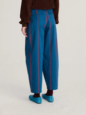 BOBO CHOSES - Triple Stripes All Over Cotton Barrel Pants